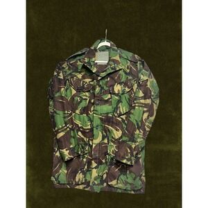 Vintage 1985 British Military Smock Combat DPM Camo Jacket 190/112 Large Pocket